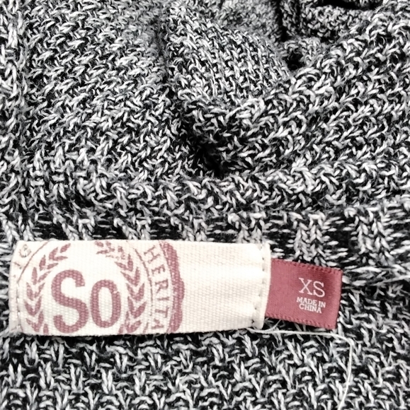 SO Women's Open Front Cardigan Size XS - Picture 5 of 7